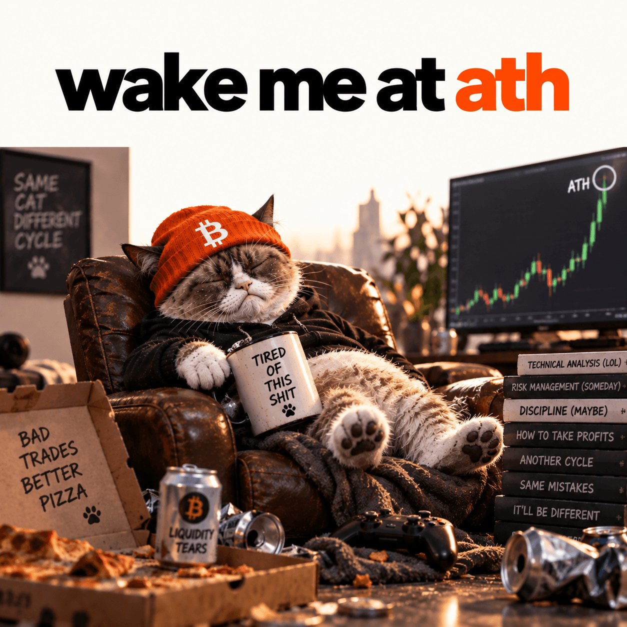 WAKE ME WHEN IT PUMPS